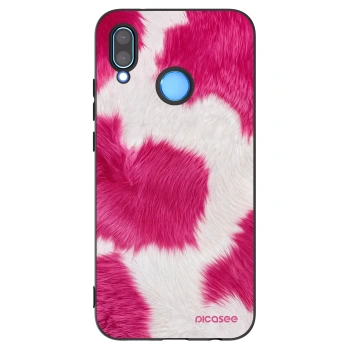 Picasee silikonski črni ovitek za Huawei P20 Lite - Pink Moo