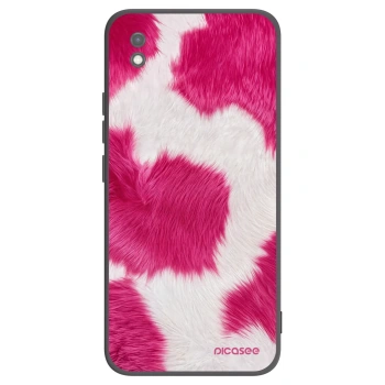 Picasee silikonski črni ovitek za Xiaomi Redmi 9AT - Pink Moo