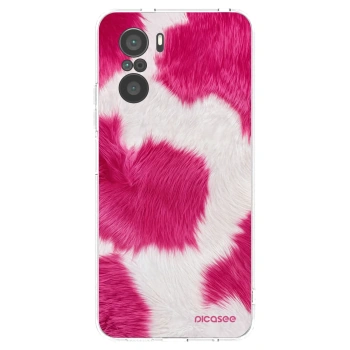 Picasee silikonski prozorni ovitek za Xiaomi Poco F3 - Pink Moo