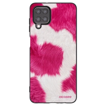 Picasee silikonski črni ovitek za Samsung Galaxy M12 M127F - Pink Moo