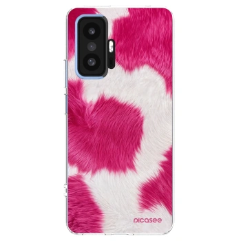 Picasee silikonski prozorni ovitek za Xiaomi 11T - Pink Moo