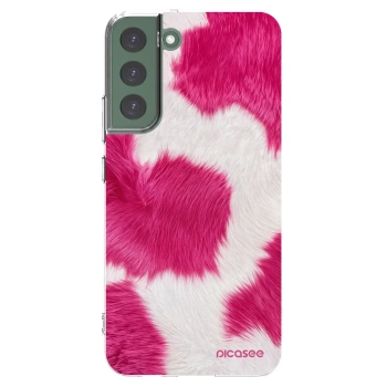 Picasee silikonski prozorni ovitek za Samsung Galaxy S22+ 5G - Pink Moo