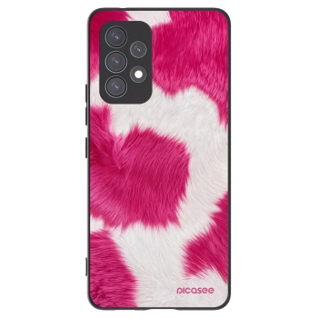 Picasee silikonski črni ovitek za Samsung Galaxy A53 5G A536 - Pink Moo