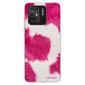 Picasee silikonski prozorni ovitek za Xiaomi Redmi 10C - Pink Moo