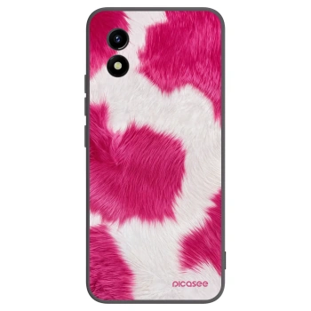 Picasee silikonski črni ovitek za Vivo Y01 - Pink Moo