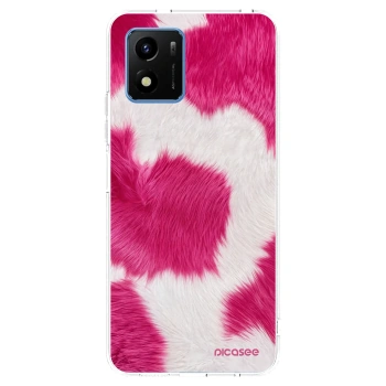 Picasee silikonski prozorni ovitek za Vivo Y01 - Pink Moo