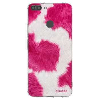 Picasee silikonski prozorni ovitek za Huawei P Smart - Pink Moo