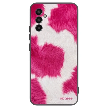 Picasee silikonski črni ovitek za Samsung Galaxy M13 M135F - Pink Moo