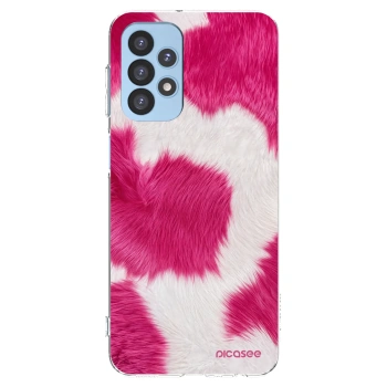 Picasee silikonski prozorni ovitek za Samsung Galaxy A23 A235F 4G - Pink Moo
