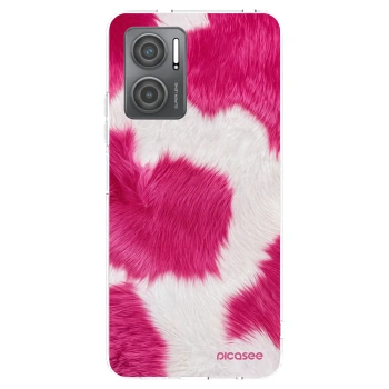 Picasee silikonski prozorni ovitek za Xiaomi Redmi 10 5G - Pink Moo