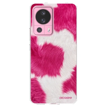 Picasee silikonski prozorni ovitek za Xiaomi 13 Lite - Pink Moo