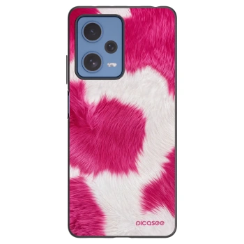 Picasee silikonski črni ovitek za Xiaomi Redmi Note 12 Pro 5G - Pink Moo