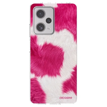 Picasee silikonski prozorni ovitek za Xiaomi Redmi Note 12 Pro+ 5G - Pink Moo