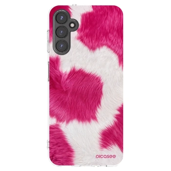 Picasee silikonski prozorni ovitek za Samsung Galaxy A14 5G A146P - Pink Moo