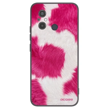 Picasee silikonski črni ovitek za Xiaomi Redmi 12C - Pink Moo