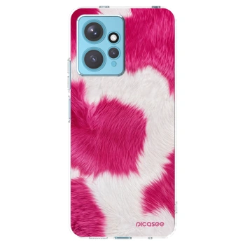 Picasee silikonski prozorni ovitek za Xiaomi Redmi Note 12 4G - Pink Moo