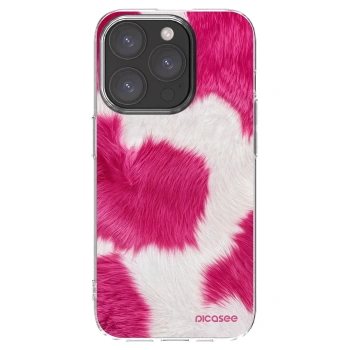 Picasee silikonski prozorni ovitek za Apple iPhone 15 Pro - Pink Moo