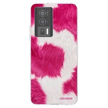 Picasee silikonski prozorni ovitek za Xiaomi Poco F5 Pro 5G - Pink Moo