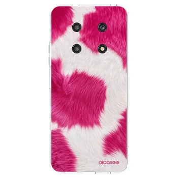 Picasee silikonski prozorni ovitek za Honor Magic4 Lite 5G - Pink Moo