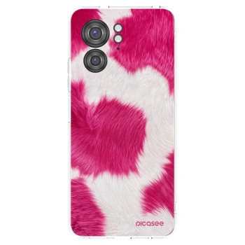 Picasee silikonski prozorni ovitek za Motorola Edge 40 - Pink Moo
