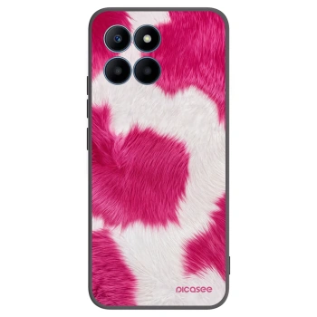 Picasee silikonski črni ovitek za Honor 70 Lite - Pink Moo