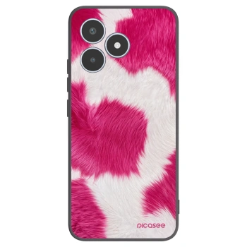 Picasee silikonski črni ovitek za Realme C53 - Pink Moo