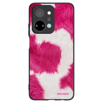 Picasee silikonski črni ovitek za Honor X7a - Pink Moo