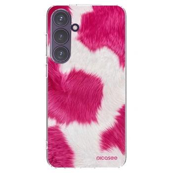 Picasee silikonski prozorni ovitek za Samsung Galaxy S24+ S926B 5G - Pink Moo
