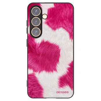 Picasee silikonski črni ovitek za Samsung Galaxy S24 S921B 5G - Pink Moo