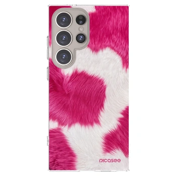 Picasee silikonski prozorni ovitek za Samsung Galaxy S24 Ultra S928B 5G - Pink Moo