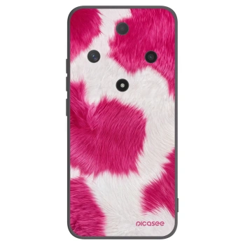 Picasee silikonski črni ovitek za Honor Magic6 Lite 5G - Pink Moo