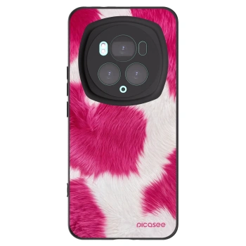 Picasee silikonski črni ovitek za Honor Magic6 Pro - Pink Moo