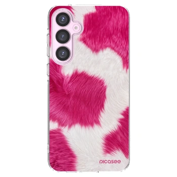 Picasee silikonski prozorni ovitek za Samsung Galaxy A55 5G A556B - Pink Moo