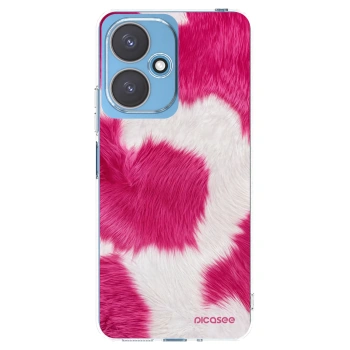 Picasee silikonski prozorni ovitek za Xiaomi Redmi 13C 5G - Pink Moo