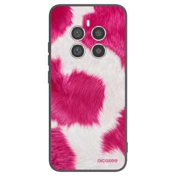 Picasee silikonski črni ovitek za Realme 12 Pro 5G - Pink Moo