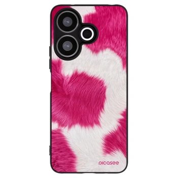 Picasee silikonski črni ovitek za Xiaomi Redmi 13 4G - Pink Moo