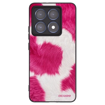Picasee silikonski črni ovitek za Xiaomi 14T Pro - Pink Moo