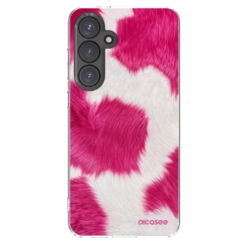 Picasee silikonski prozorni ovitek za Samsung Galaxy S24 FE S721B - Pink Moo
