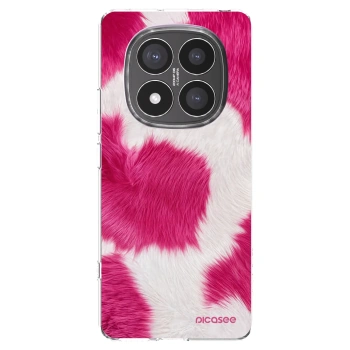 Picasee silikonski prozorni ovitek za Xiaomi Redmi Note 14 Pro+ 5G - Pink Moo