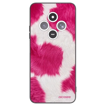 Picasee silikonski črni ovitek za Xiaomi Redmi 14C - Pink Moo