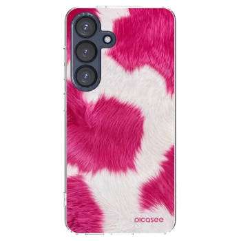 Picasee silikonski prozorni ovitek za Samsung Galaxy S25 5G - Pink Moo
