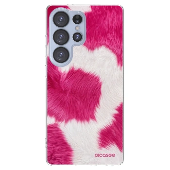 Picasee silikonski prozorni ovitek za Samsung Galaxy S25 Ultra 5G - Pink Moo