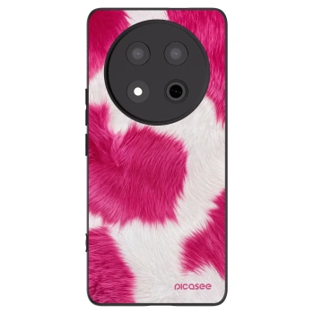 Picasee silikonski črni ovitek za Honor Magic7 Lite 5G - Pink Moo