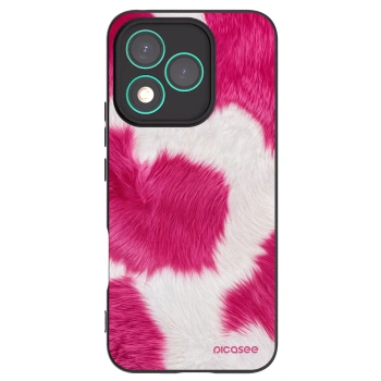 Picasee silikonski črni ovitek za Honor 400 Lite 5G - Pink Moo