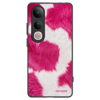 Picasee silikonski črni ovitek za Vivo V50 Lite 5G - Pink Moo