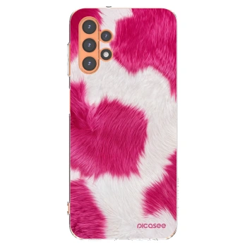 Picasee silikonski prozorni ovitek za Samsung Galaxy A13 5G - Pink Moo
