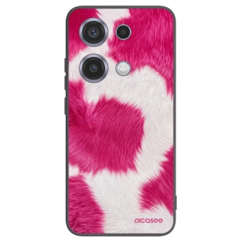 Picasee silikonski črni ovitek za Xiaomi Redmi Note 14S - Pink Moo