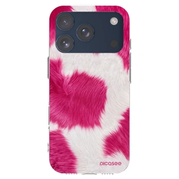 Picasee silikonski prozorni ovitek za Apple iPhone 17 Pro - Pink Moo