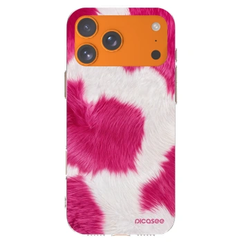Picasee silikonski prozorni ovitek za Apple iPhone 17 Pro Max - Pink Moo