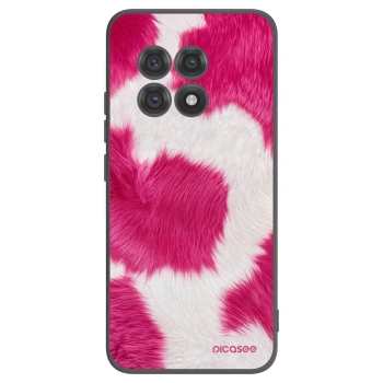 Picasee silikonski črni ovitek za OnePlus 13R 5G - Pink Moo
